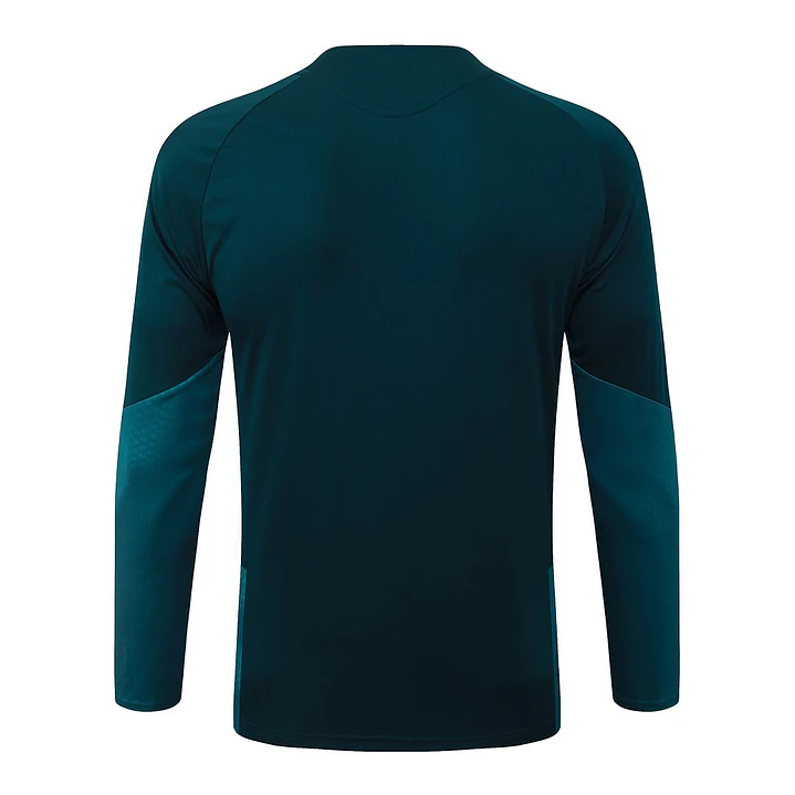 CONJUNTO DE TREINO REAL MADRID 26/27 - MEIO ZÍPER - Verde Escuro 4