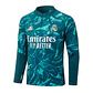CONJUNTO DE TREINO REAL MADRID 26/27 - MEIO ZÍPER - Verde Estampado - Thumbnail 3