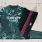 CONJUNTO DE TREINO REAL MADRID 26/27 - MEIO ZÍPER - Verde Estampado - Thumbnail 5