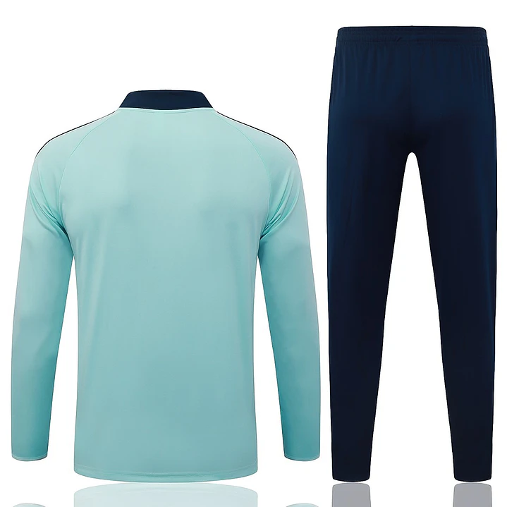 CONJUNTO DE TREINO ALEMANHA 26/27 - MEIO ZÍPER - Verde Menta Retrô 2