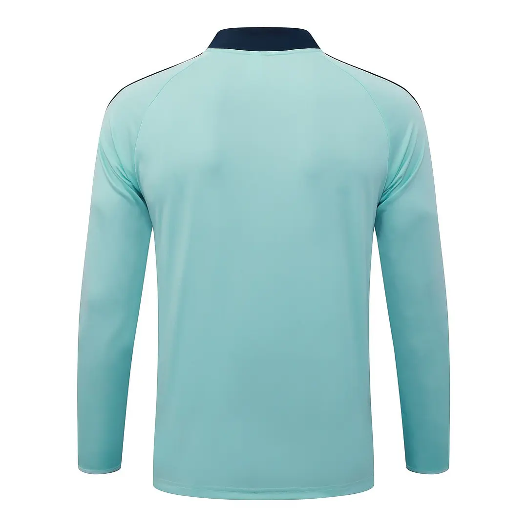 CONJUNTO DE TREINO ALEMANHA 26/27 - MEIO ZÍPER - Verde Menta Retrô 4