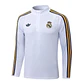 CONJUNTO DE TREINO REAL MADRID 26/27 - MEIO ZÍPER - Branco Retrô - Thumbnail 3