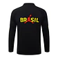 CONJUNTO DE TREINO SELEÇÃO BRASILEIRA 26/27 - MEIO ZÍPER - Preto e Amarelo - thumbnail 4