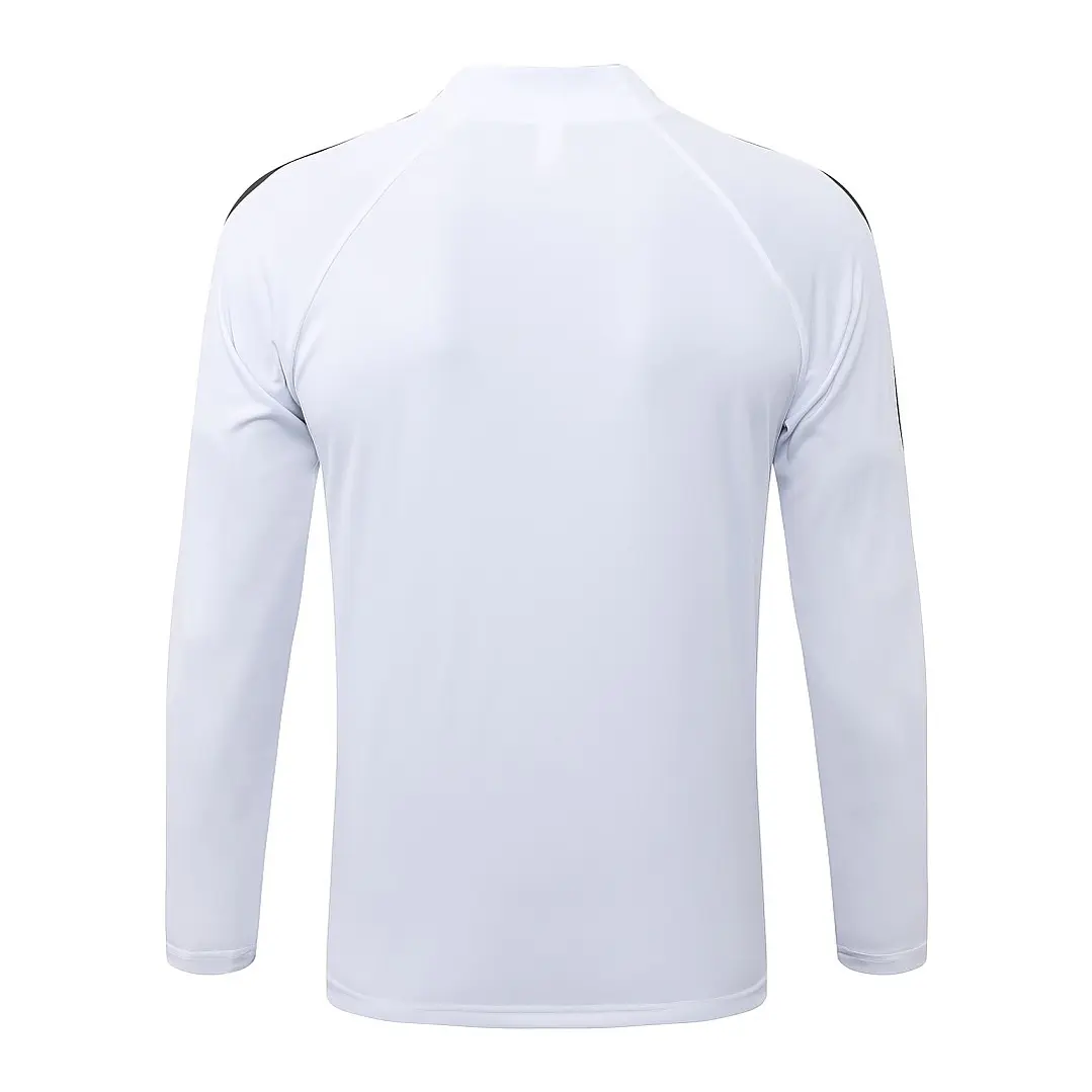 CONJUNTO DE TREINO PSG 26/27 - MEIO ZÍPER - Branco 4