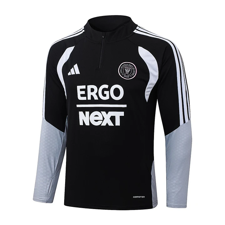 CONJUNTO DE TREINO INTER MIAMI 26/27 - MEIO ZÍPER - Preto 3