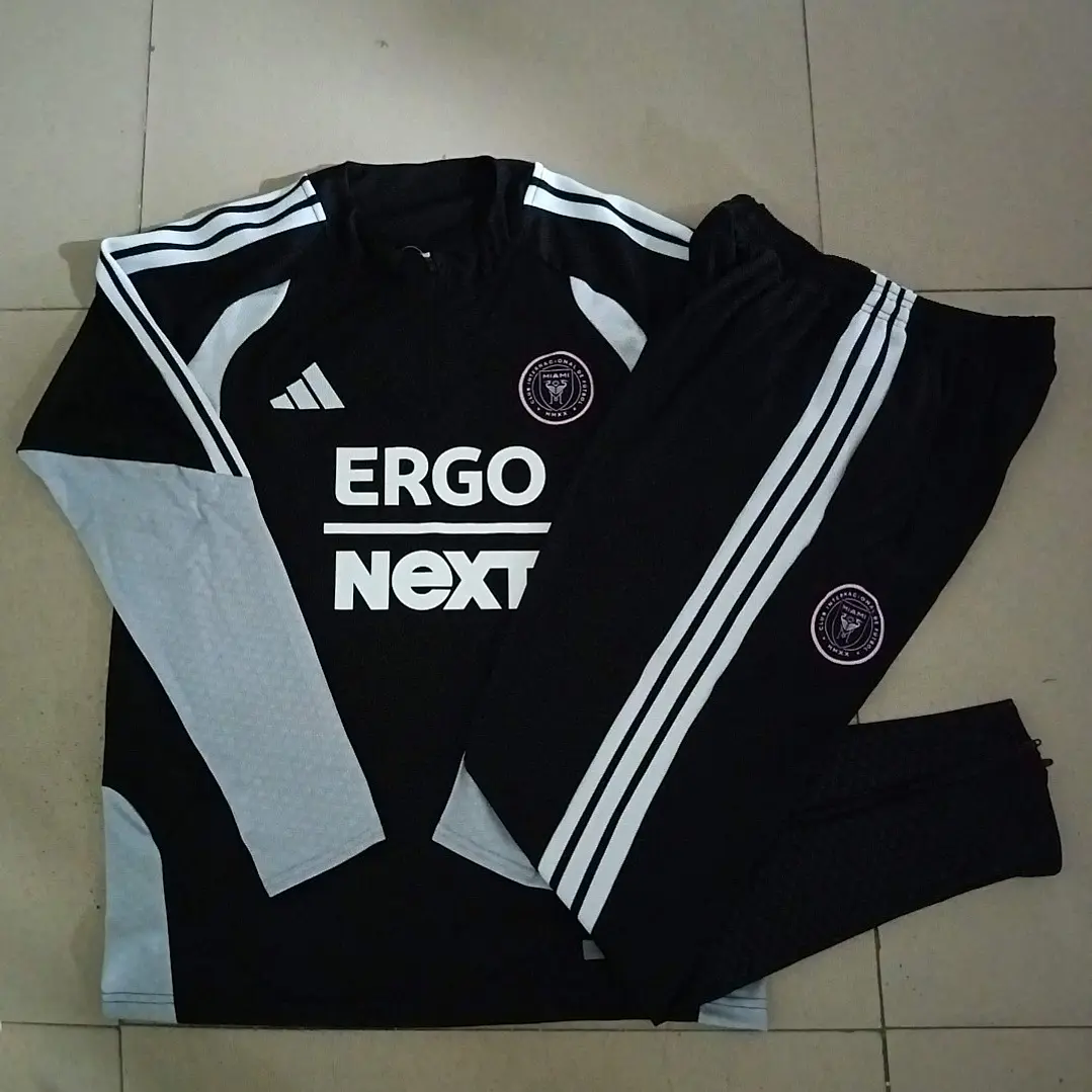 CONJUNTO DE TREINO INTER MIAMI 26/27 - MEIO ZÍPER - Preto 5