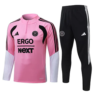 CONJUNTO DE TREINO INTER MIAMI 26/27 - MEIO ZÍPER - Rosa