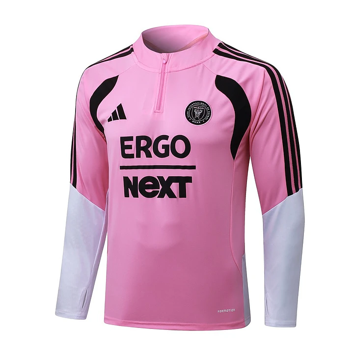 CONJUNTO DE TREINO INTER MIAMI 26/27 - MEIO ZÍPER - Rosa 3