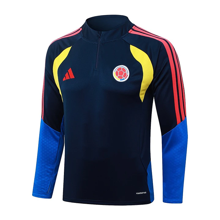 CONJUNTO DE TREINO COLÔMBIA 26/27 - MEIO ZÍPER - Azul-Marinho 3
