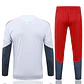 CONJUNTO DE TREINO INTERNACIONAL 26/27 - MEIO ZÍPER - Branco e Vermelho - Thumbnail 2