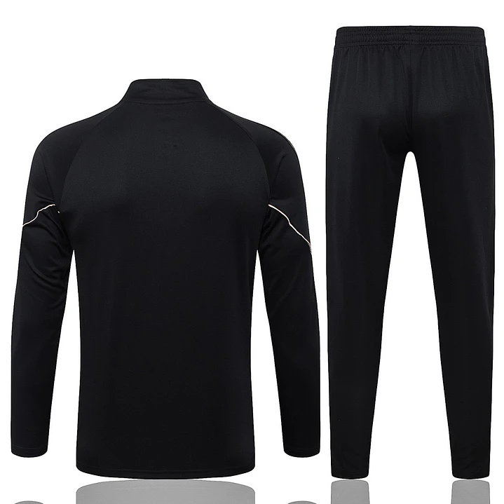 CONJUNTO DE TREINO PORTUGAL 26/27 - MEIO ZÍPER - Preto 2