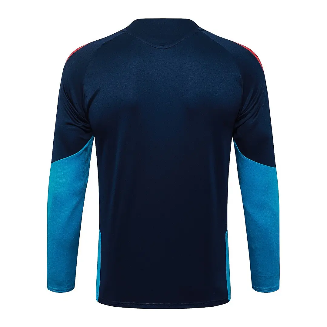 CONJUNTO DE TREINO ESPANHA 26/27 - MEIO ZÍPER - Azul-Marinho 4