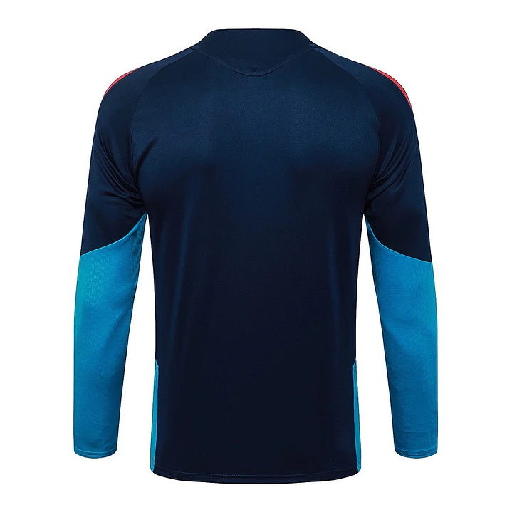 CONJUNTO DE TREINO ESPANHA 26/27 - MEIO ZÍPER - Azul-Marinho 4