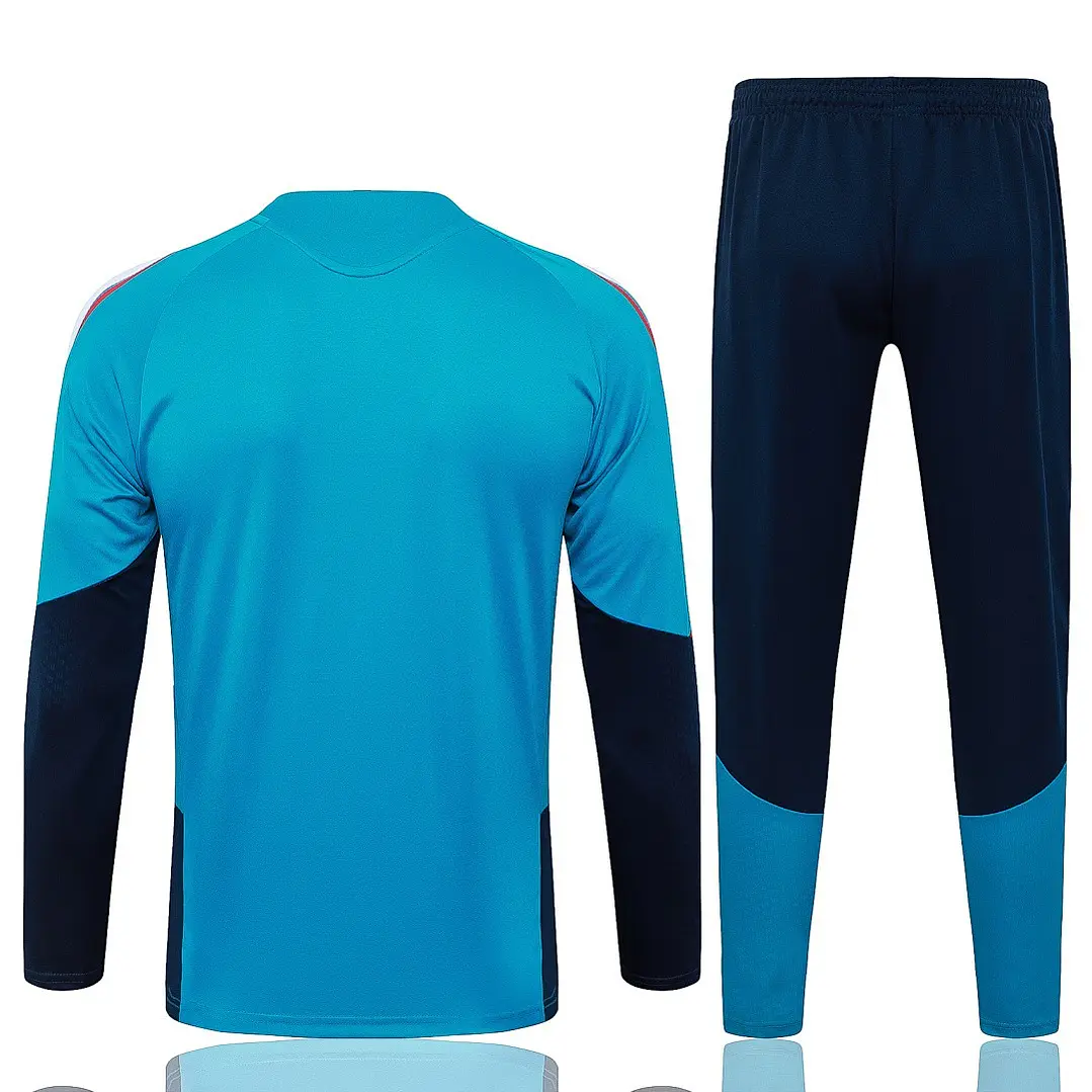 CONJUNTO DE TREINO ESPANHA 26/27 - MEIO ZÍPER - Azul Turquesa 2