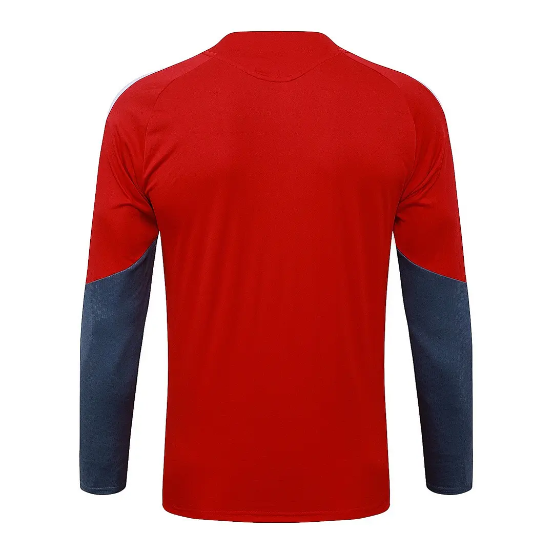 CONJUNTO DE TREINO INTERNACIONAL 26/27 - MEIO ZÍPER - Vermelho 4