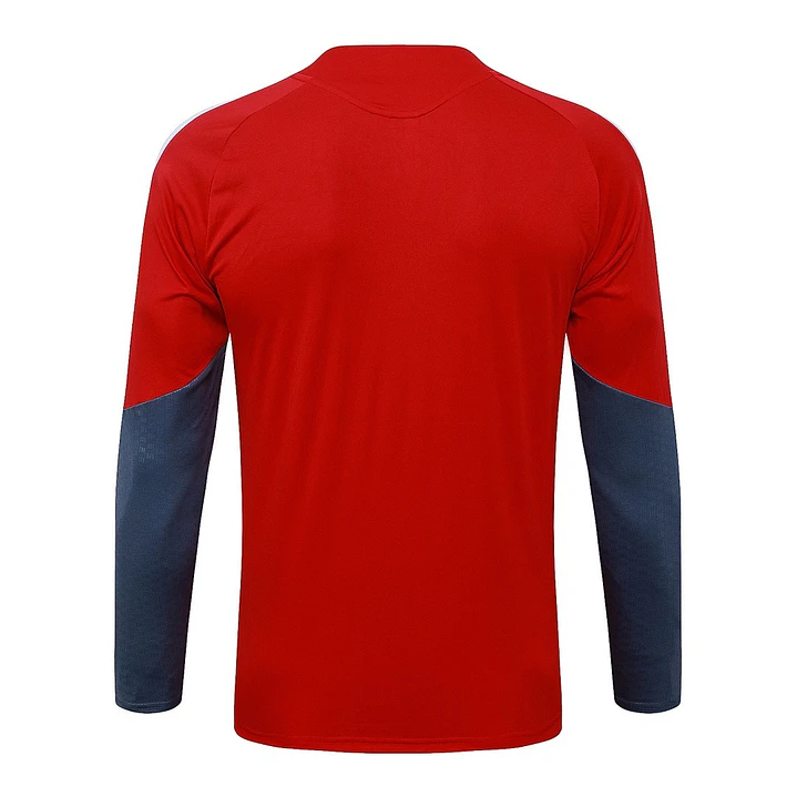 CONJUNTO DE TREINO INTERNACIONAL 26/27 - MEIO ZÍPER - Vermelho 4