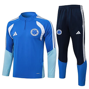 CONJUNTO DE TREINO CRUZEIRO 26/27 - MEIO ZÍPER - Azul
