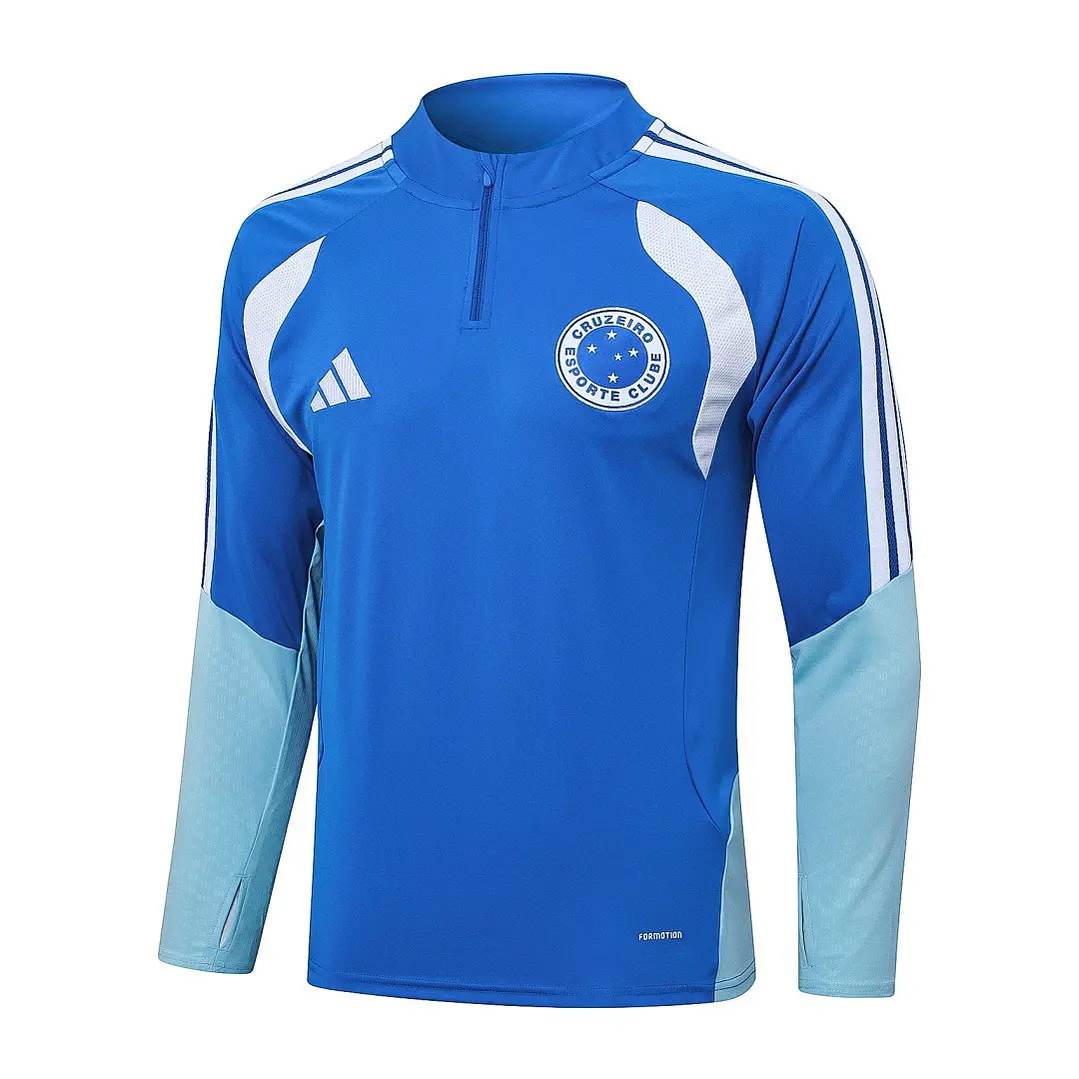 CONJUNTO DE TREINO CRUZEIRO 26/27 - MEIO ZÍPER - Azul 3