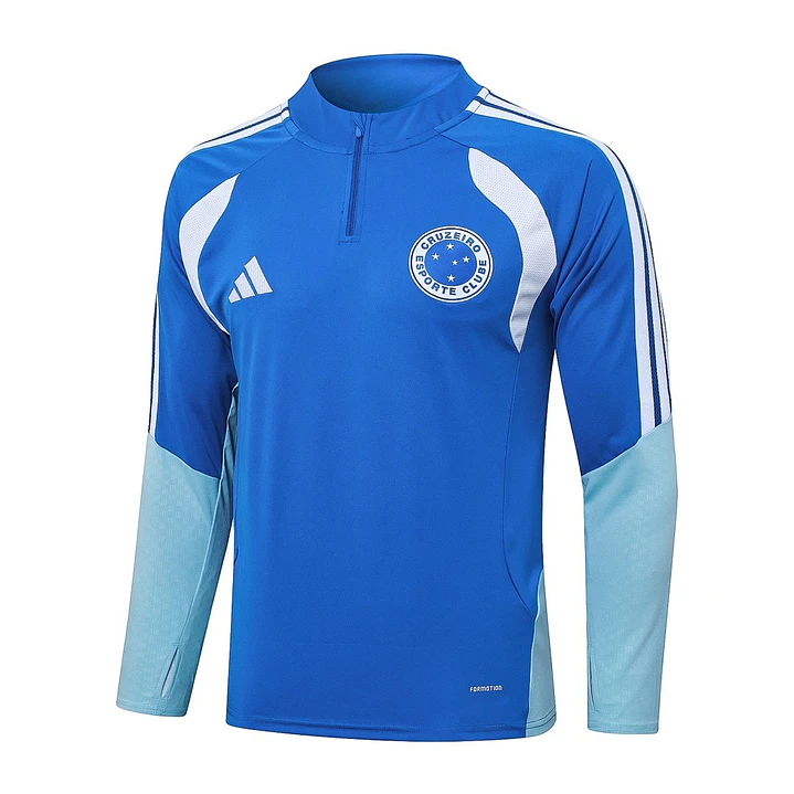 CONJUNTO DE TREINO CRUZEIRO 26/27 - MEIO ZÍPER - Azul 3
