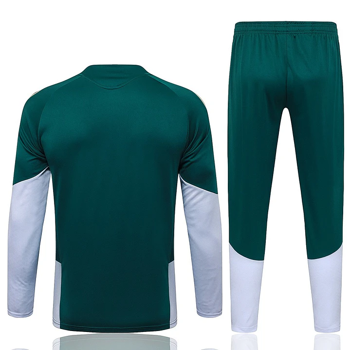 CONJUNTO DE TREINO ITÁLIA 26/27 - MEIO ZÍPER - Verde Escuro 2