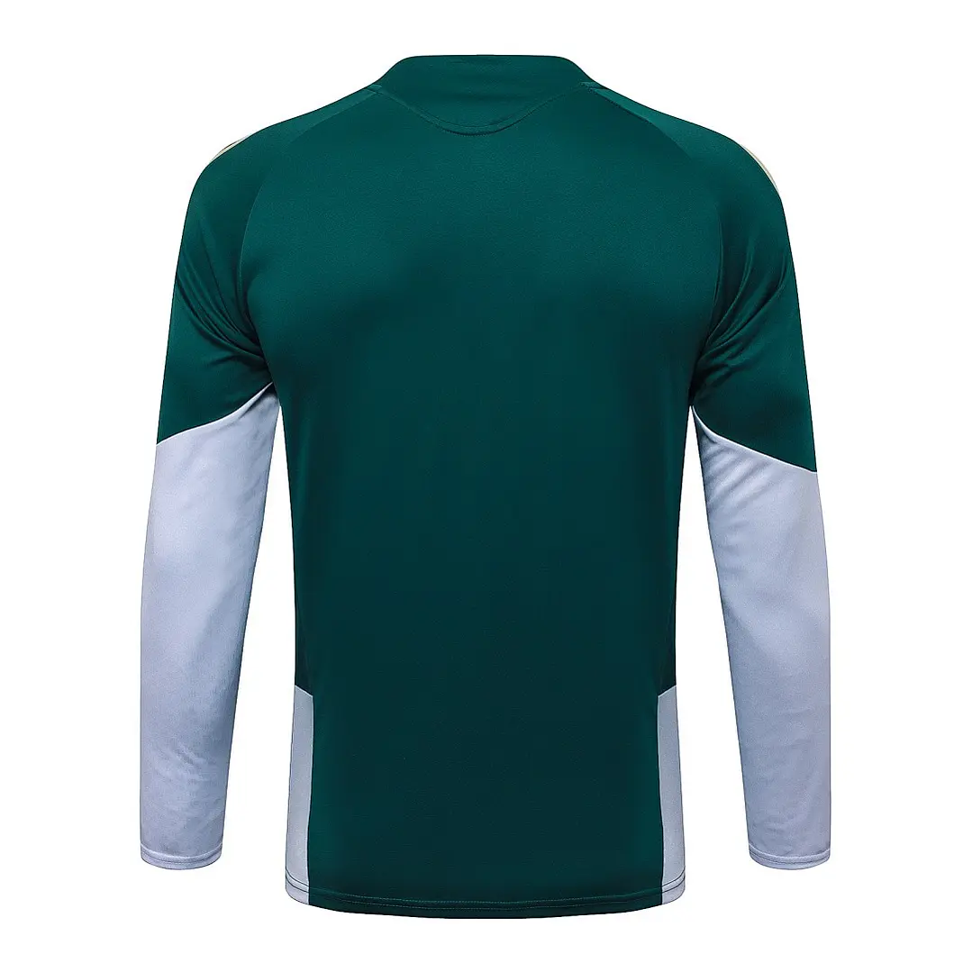 CONJUNTO DE TREINO ITÁLIA 26/27 - MEIO ZÍPER - Verde Escuro 4