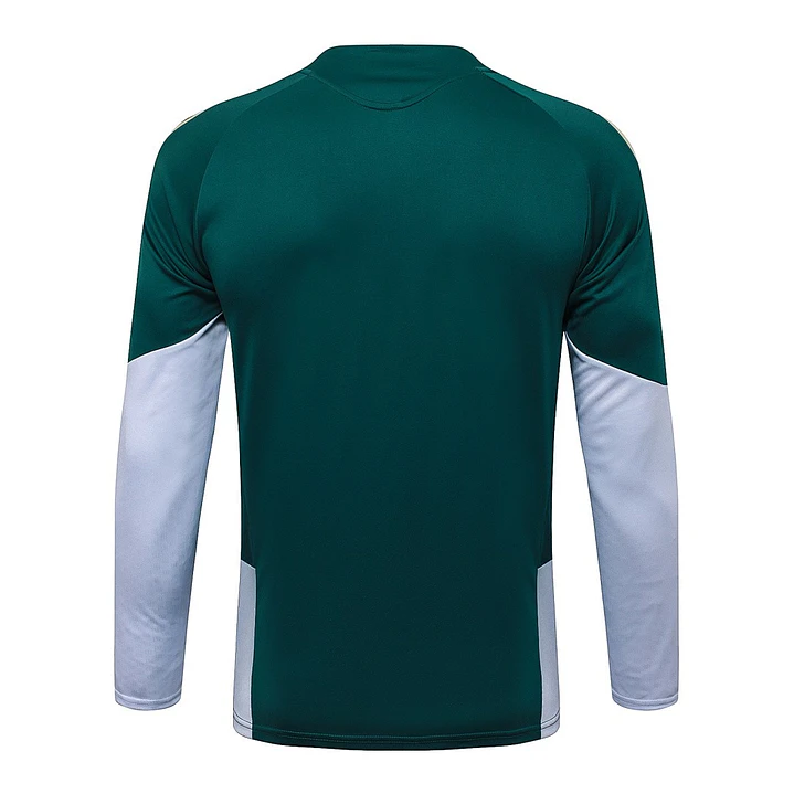 CONJUNTO DE TREINO ITÁLIA 26/27 - MEIO ZÍPER - Verde Escuro 4