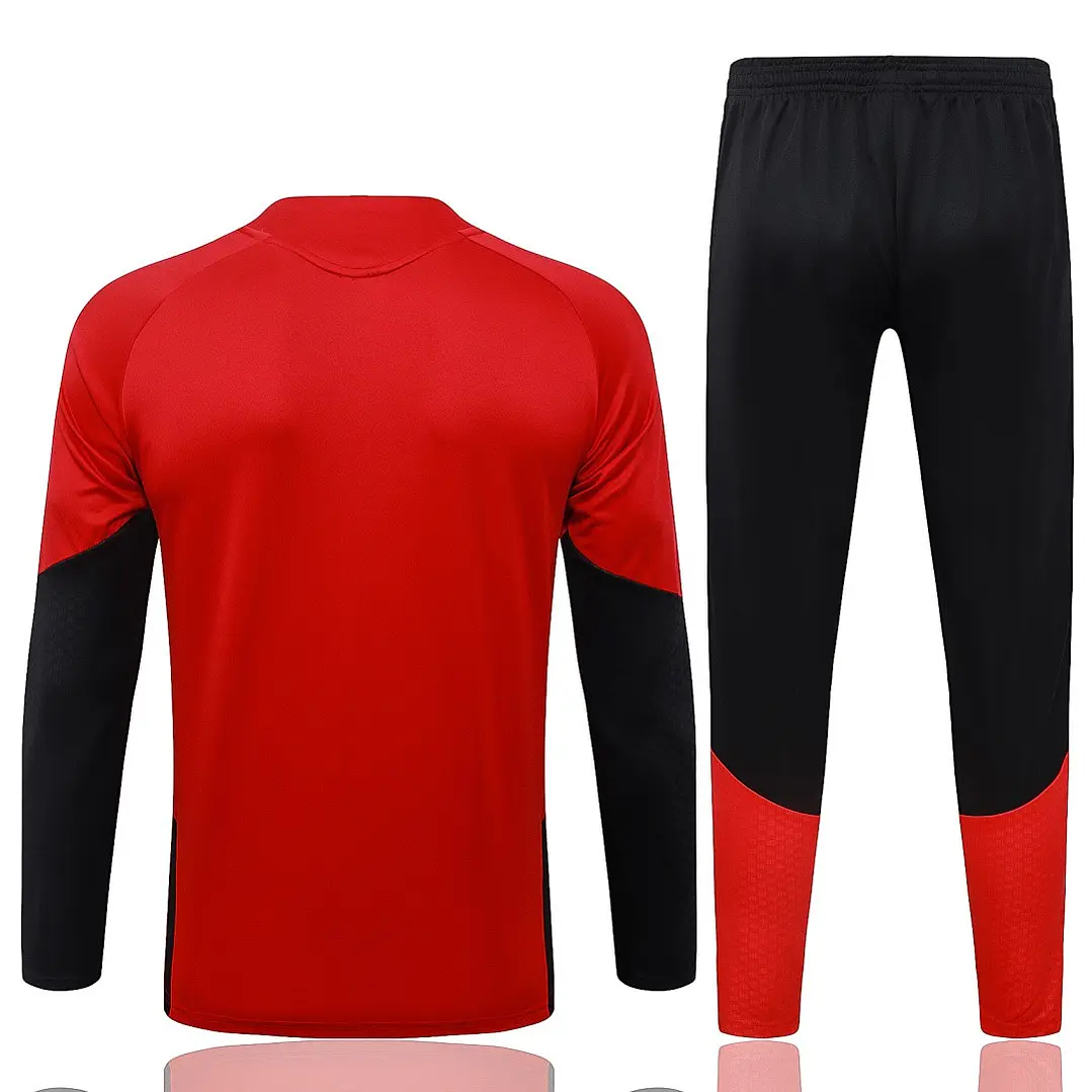 CONJUNTO DE TREINO ALEMANHA 26/27 - MEIO ZÍPER - Vermelho 2