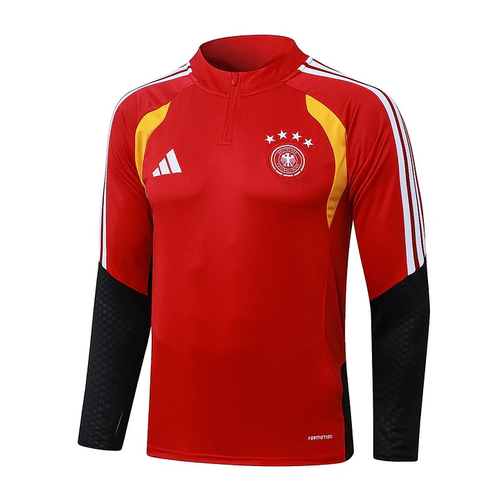 CONJUNTO DE TREINO ALEMANHA 26/27 - MEIO ZÍPER - Vermelho 3