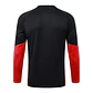 CONJUNTO DE TREINO ALEMANHA 26/27 - MEIO ZÍPER - Preto e Vermelho - Thumbnail 4