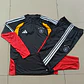 CONJUNTO DE TREINO ALEMANHA 26/27 - MEIO ZÍPER - Preto e Vermelho - Thumbnail 5