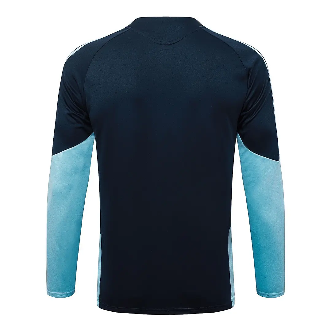 CONJUNTO DE TREINO ARGENTINA 26/27 - MEIO ZÍPER - Azul-Marinho 4