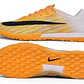 Chuteira Nike Air Zoom Mercurial Superfly XI Elite TF - Laranja, Amarelo e Branco - Thumbnail 5