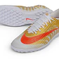 Chuteira Nike Air Zoom Mercurial Superfly XI Elite TF - Dourado e Branco CR7 - Thumbnail 2