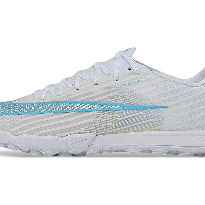 Chuteira Nike Air Zoom Mercurial Superfly XI Elite TF - Branco e Azul Claro 1