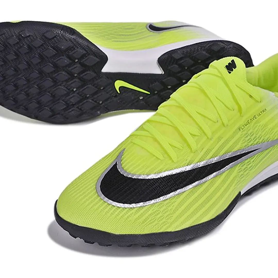 Chuteira Nike Air Zoom Mercurial Superfly XI Elite TF - Amarelo Neon, Branco e Preto 2