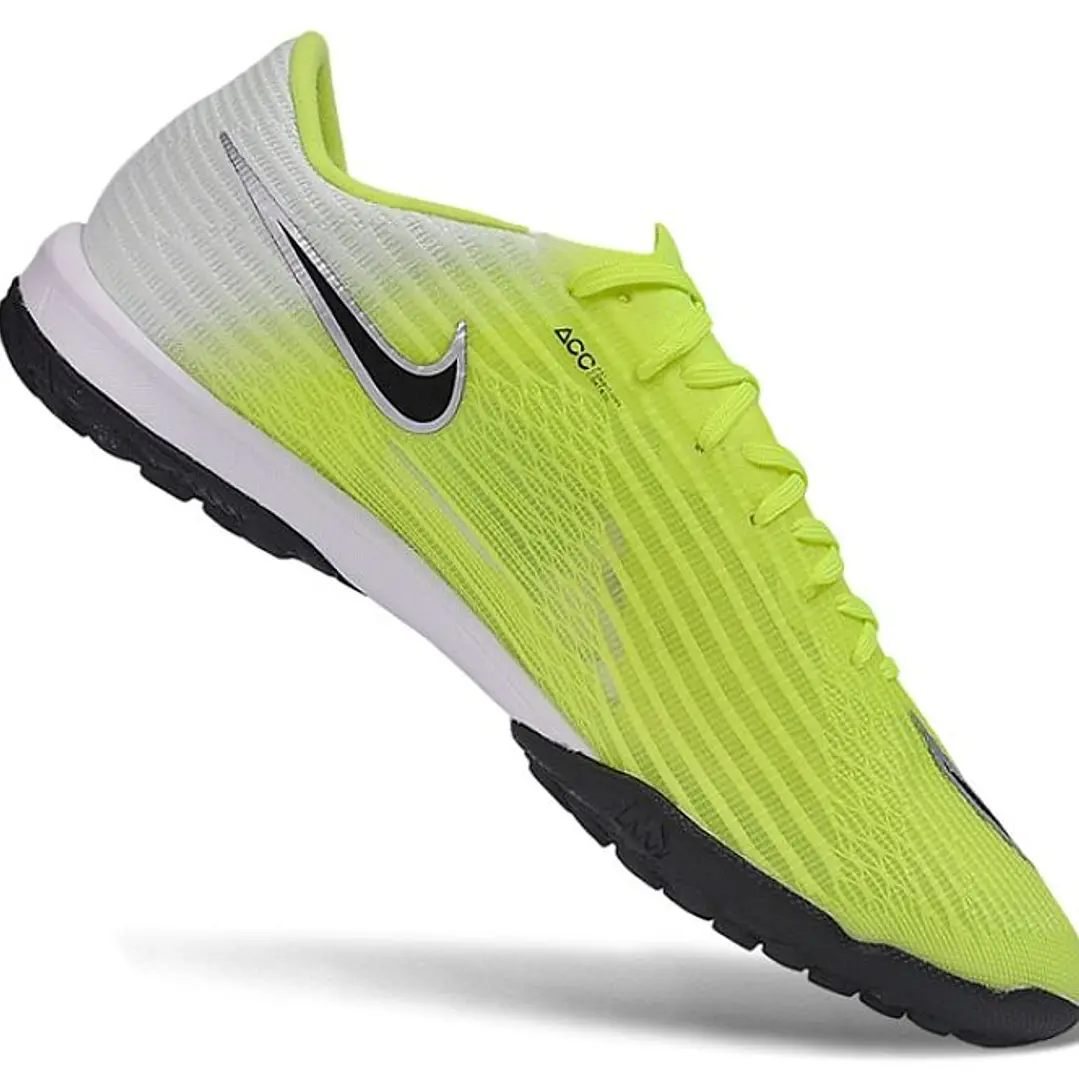 Chuteira Nike Air Zoom Mercurial Superfly XI Elite TF - Amarelo Neon, Branco e Preto 3