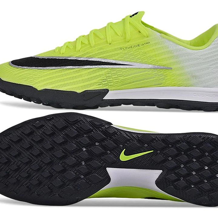 Chuteira Nike Air Zoom Mercurial Superfly XI Elite TF - Amarelo Neon, Branco e Preto 5