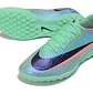 Chuteira Nike Air Zoom Mercurial Superfly XI Elite TF - Verde-Água e Azul Iridescente - Thumbnail 2