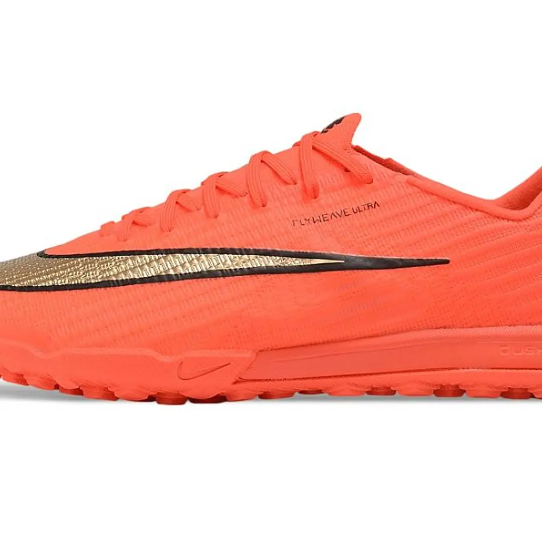 Chuteira Nike Air Zoom Mercurial Superfly XI Elite TF - Laranja e Dourado 1
