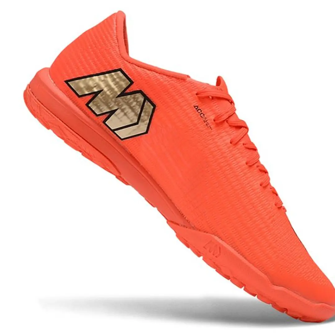 Chuteira Nike Air Zoom Mercurial Superfly XI Elite TF - Laranja e Dourado 3