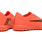 Chuteira Nike Air Zoom Mercurial Superfly XI Elite TF - Laranja e Dourado - thumbnail 4