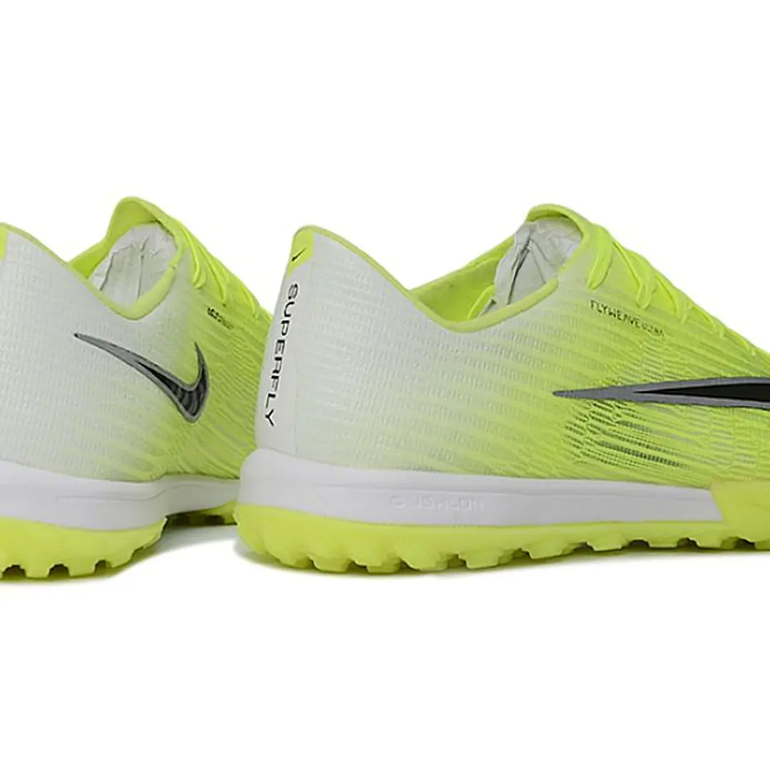 Chuteira Nike Air Zoom Mercurial Superfly XI Elite TF - Amarelo Neon e Branco 4