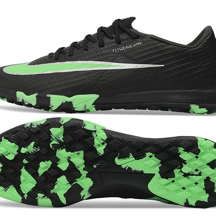 Chuteira Nike Air Zoom Mercurial Superfly XI Elite TF - Preto e Verde 5