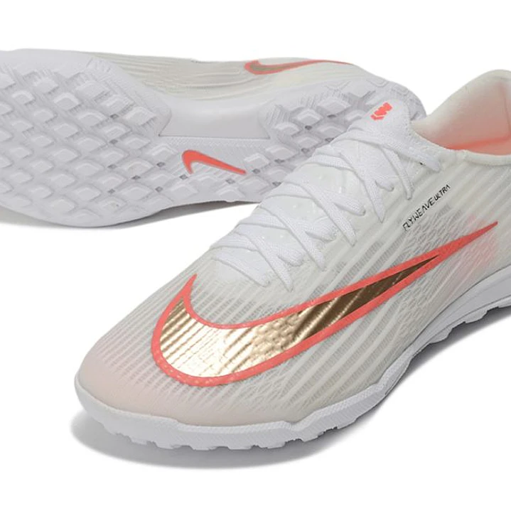 Chuteira Nike Air Zoom Mercurial Superfly XI Elite TF - Branco e Cobre 2