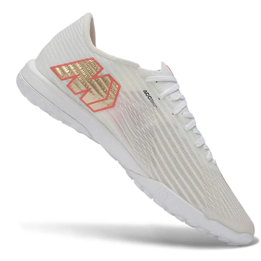 Chuteira Nike Air Zoom Mercurial Superfly XI Elite TF - Branco e Cobre 3