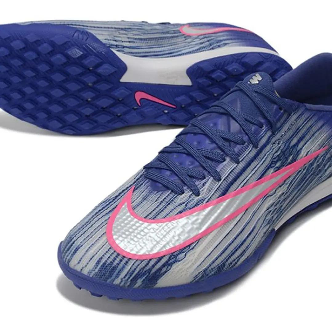 Chuteira Nike Air Zoom Mercurial Superfly XI Elite TF - Azul, Branco e Rosa 2