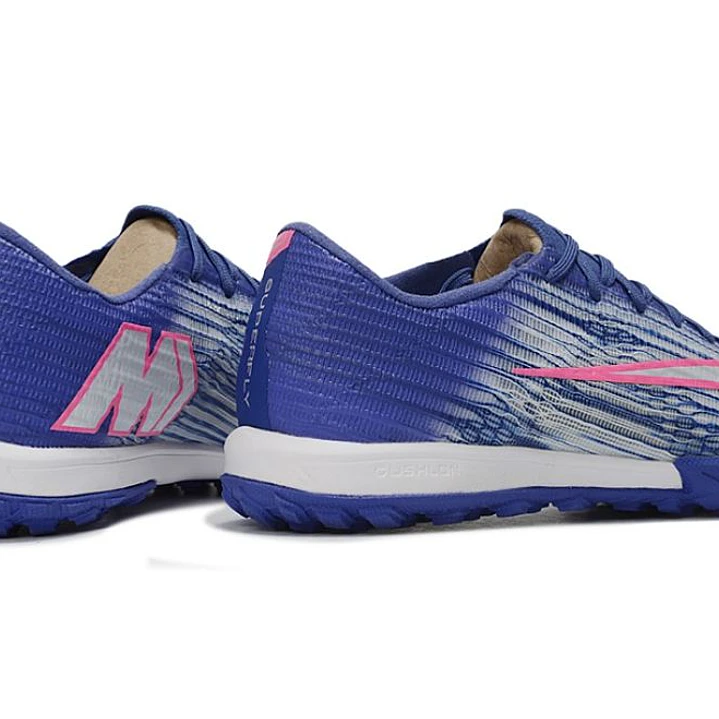 Chuteira Nike Air Zoom Mercurial Superfly XI Elite TF - Azul, Branco e Rosa 4