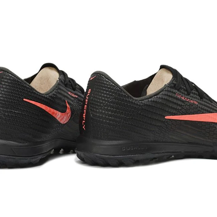 Chuteira Nike Air Zoom Mercurial Superfly XI Elite TF - Preto e Laranja 4