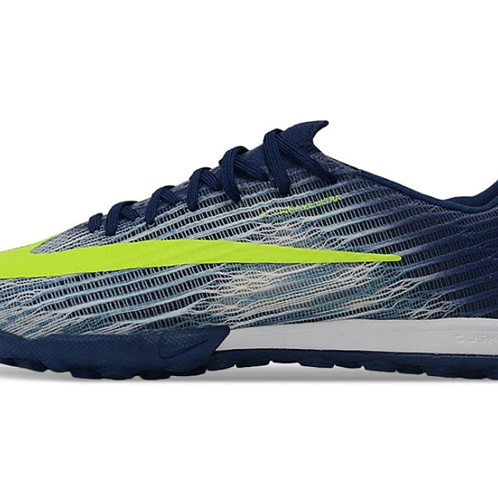 Chuteira Nike Air Zoom Mercurial Superfly XI Elite TF - Azul-Marinho e Amarelo Neon 1