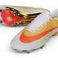 Chuteira Nike Air Zoom Mercurial Superfly XI Elite SG-Pro - Dourado e Branco CR7 - Thumbnail 2